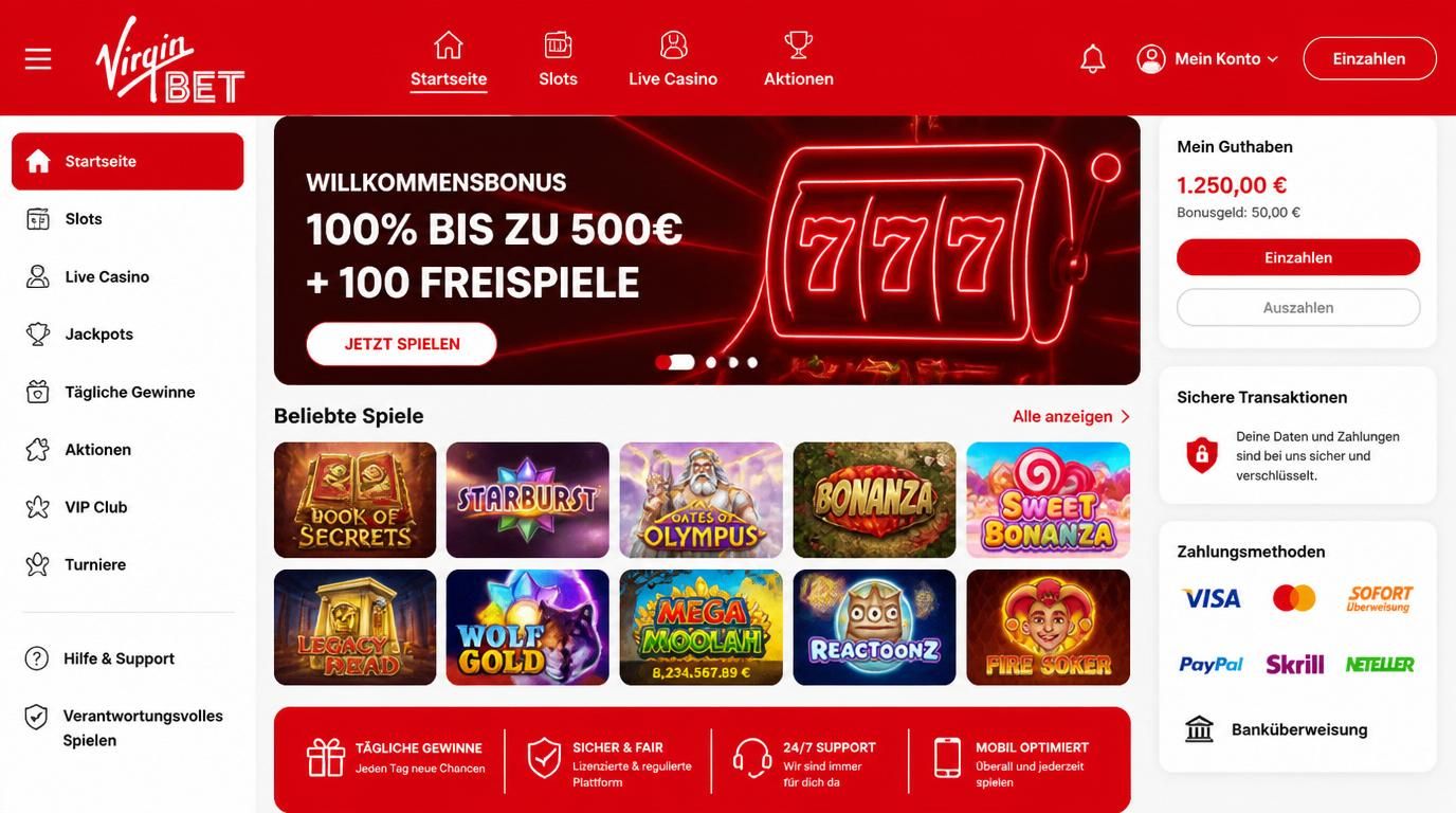 Zahlungsportfolio aus Deutschland mit diversen Optionen